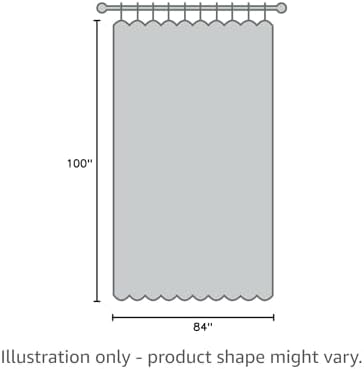 NICETOWN Room Dividers Heavy Curtains Screens Partitions, Function Thermal Insulated Blackout Patio Sliding Door Divider Room Curtain Panel, Extra Wide Curtains, 8.3ft Wide x 7ft Long, Greyish White - Image 6