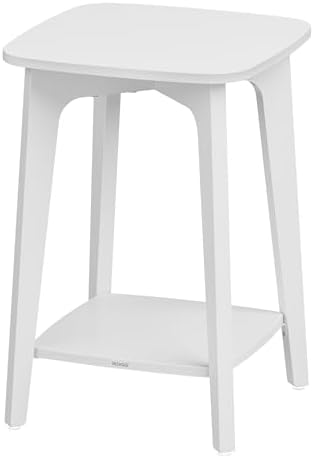 VASAGLE Side Table, 2-Tier Small Square End Table, Nightstand - Image 6