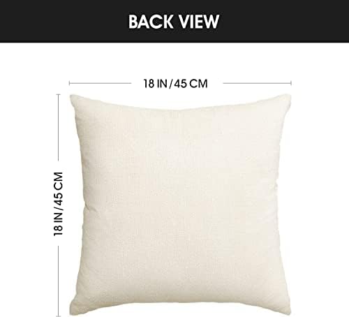 AVOIN colorlife Home Sweet Home Spring Summer Flowers Throw Pillow Covers, 18 x 18 Inch Grey Cushion Case for Sofa Couch Set of 4 - Image 6