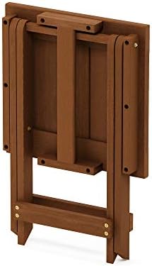 Furinno TIOMAN Outdoor Adirondack Folding Patio Table, Natural - Image 6
