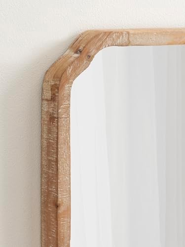 Kate and Laurel Marston Modern Wooden Square Wall Mirror Set, Set of 3, 12 x 12, Rustic Brown, Decorative Three-Piece Mirror Set for Use as Bathroom Mirror Decor or Gallery Wall Mirrors - Image 6