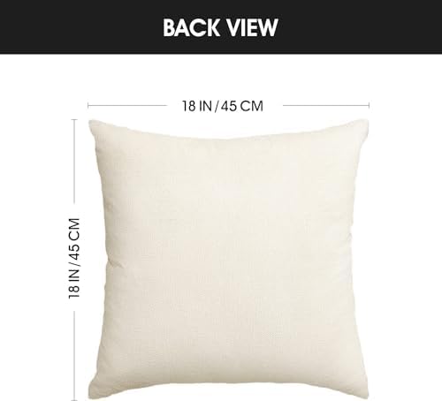 AVOIN colorlife Bless Our Home Farmhouse Eucalyptus Leaves Throw Pillow Covers, 18 x 18 Inch Truck Home Sweet Cushion Case Decorations Set of 4 - Image 6