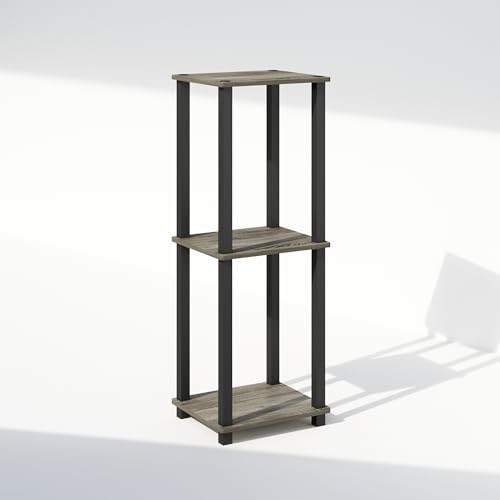 Furinno Simplistic Set of 2 Toolless 2-Tier Night Stand, French Oak - Image 7
