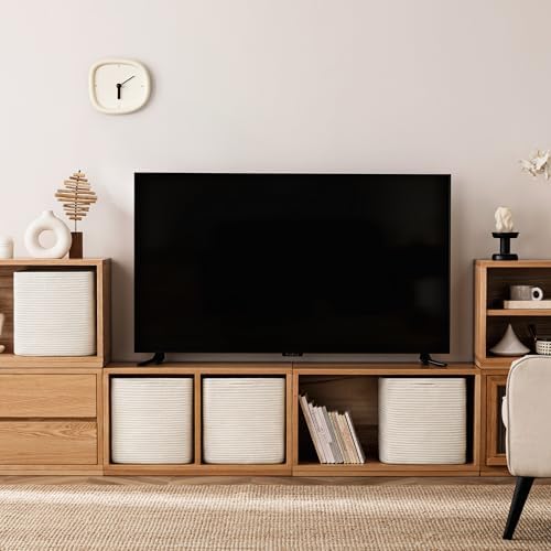 joybest 13inch Cube Storage Bins, Cotton Rope Woven Organizer Basket - Image 6