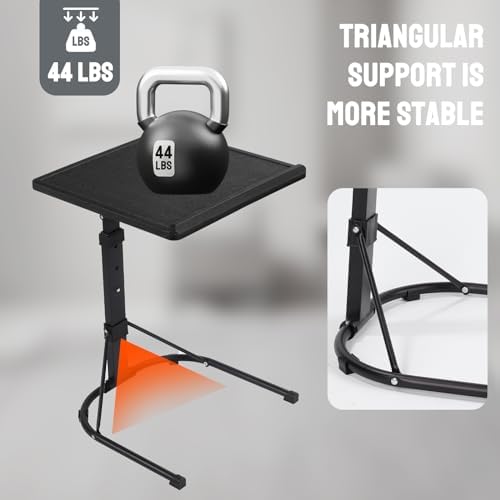 Gocamptoo Folding TV Tray Table, Multi-Functional Personal Activity Table, Adjustable Height TV Dinner Table, Space Saving - Image 7