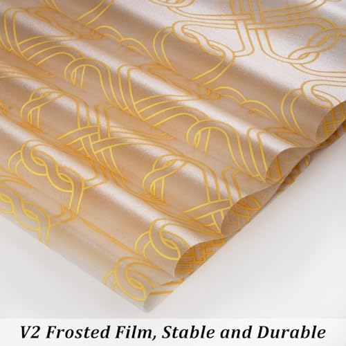 DKTIE Celtic Knot Seamless Pattern Full Privacy Window Film 17.7'' x 78.7'' - Image 6