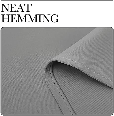 NICETOWN Silver Grey Doorway Curtain Privacy, Door Cover Curtain, Sound Reducing Winter Insulated Thermal Room Darkening Blackout Curtains for Bedroom, 144 inch Length (1 Panel, 5ft Wide by 12ft Long) - Image 7
