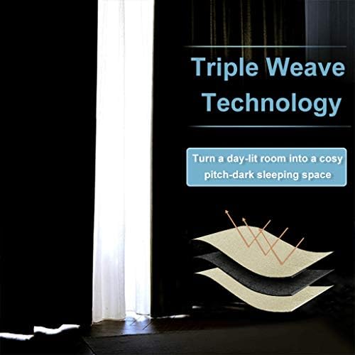RYB HOME Blackout Curtains Room Divider for Patio Sliding Glass Door Dorm - Image 6