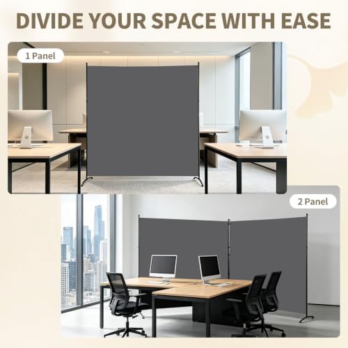 Extra-Wide Single Room Divider,Portable Privacy Screen for Room Separator - Image 7