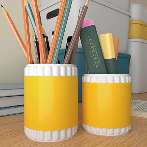 YENHOME Yellow Wallpaper Border Peel and Stick 3"X590" Self Adhesive Yellow Bulletin Board Borders Classroom Waterproof Removable Wallpaper Border Peel and Stick Wall Paper for Bedroom Shelves DIY - Image 7