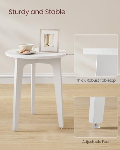VASAGLE Side Table, 1-Tier Small Round End Table, Nightstand - Image 5