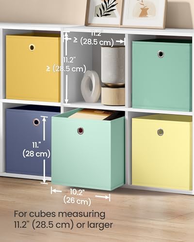 SONGMICS Storage Cubes, Set of 6 Odorless Foldable Storage Boxes - Image 7