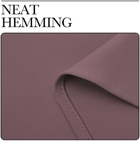 NICETOWN Room Dividers Curtains Screens Partitions, Extra Wide Grommet Top Handing Room Dividers Blackout Curtain Panel for Apartment, Studio (Dry Rose, Single Pack, 8ft Tall x 10ft Wide) - Image 7
