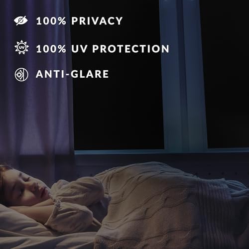 Blackout Light Effects Window Privacy Film by Artscape - Light Blocking Blackout Film, Static Cling, Full Coverage Privacy, Light Control, Helps Create a Calm, Focused Space - 17.72 x 72 Inch - Image 7