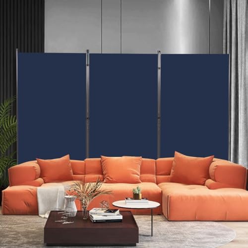 3 Panel Folding Room Divider, Sturdy Frame Freestanding Wall Divider - Image 7
