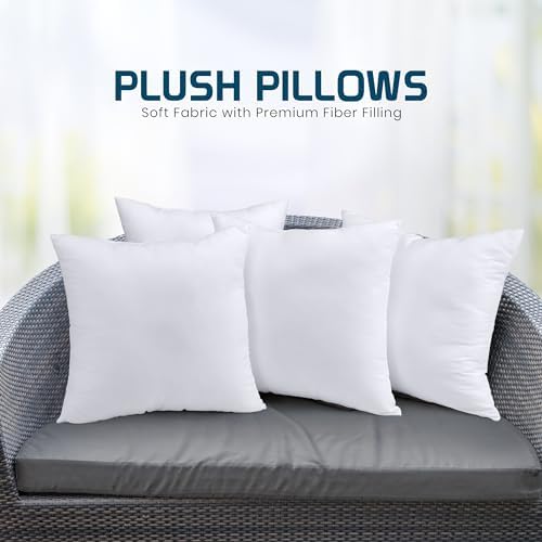 Utopia Bedding Throw Pillows, Decorative 14x14 Pillow Inserts, Set of 4 - Image 6