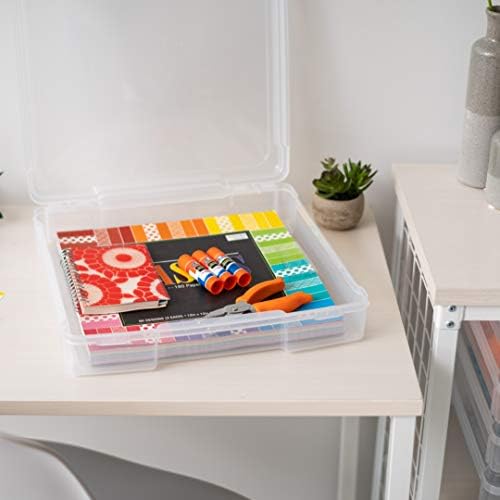IRIS USA Rolling Cart with Drawers |Made in USA| 6-Tier Cases - Black/Clear - Image 6