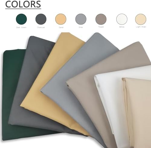 LOVE STORY 2.5' x 10' Waterproof Balcony Privacy Screen Cover, Grey - Image 7