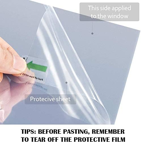 WPCTEV One Way Window Privacy Film, Mirror Tint, Brown, 17.5In x 6.5Ft - Image 6