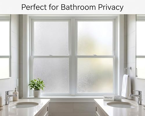 Crystal Etched Window Film Privacy Static Cling No Glue Anti UV 35x118in - Image 6