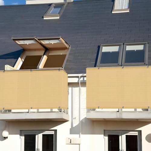 3'x10' Balcony Privacy Screen Apartment Patio Privacy Fence Screen - Image 7