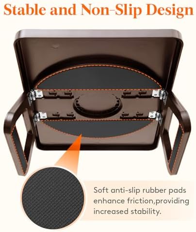 Lifewit Adjustable Couch Arm Tray, Plastic Rotating Sofa Armrest Tray Table - Image 6