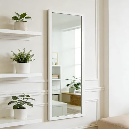 Over The Door Full Length Mirror Wall Mounted Hanging Full Body Length - Image 6