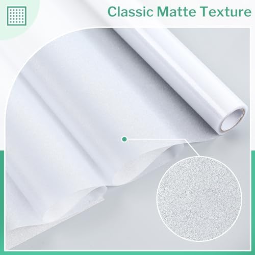 DOWELL Frosted Glass Window Privacy Film, Privacy Window Covering Pure - Image 7
