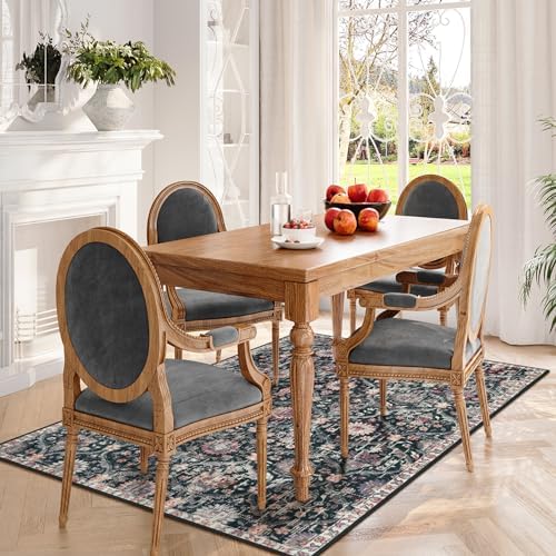 Lahome Moroccan Washable Rugs for Living Room, 4x6 Rug for Bedroom Non-Slip - Image 6