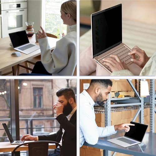 Peslv Magnetic Privacy Screen for Surface Book 3/2/1 15 Inch, Removable Anti Blue Light Glare Filter, Black Security Private Apy Block Protector - Image 7