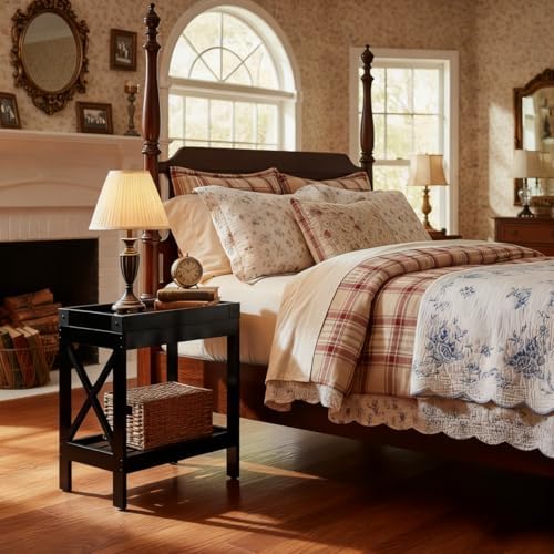 Narrow Side Table, End Table,Sofa Side Table, End Table Nightstand for Bedroom, Living Room, Small Spaces - Image 7