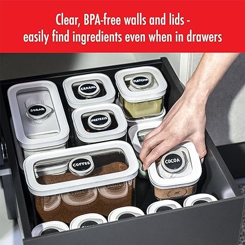 ZWILLING Fresh & Save CUBE Storage Organizer 6-Piece, S, Pantry Organizers and Storage, Plastic, BPA-Free Airtight Dry Food Storage Container, for Storing Herbs, Toppings, Small Nuts and more - Image 6