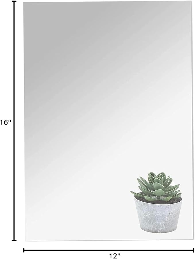 16" x 12" x 1Pcs Acrylic Mirror Sheet, Decorative Wall Mirror - Image 10