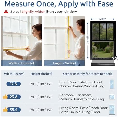 rabbitgoo Window Tint for Home with Tools, Black Silver, 29.5" x 118.1" - Image 7