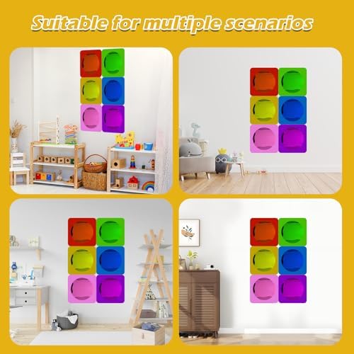 6 Pcs Sensory Wall Bubble Mirrors for Kindergarten Sensory Room - Image 7