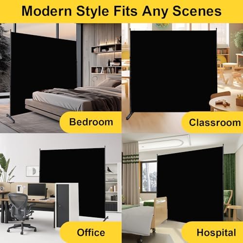 Room Divider Single Panel Folding Privacy Screen,Wall Divider for Partition - Image 6