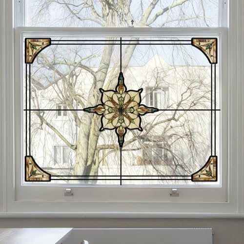 ADD.HERES Stained Glass Window Film, Window Film Decorative, 11.8" x 15.7" - Image 6