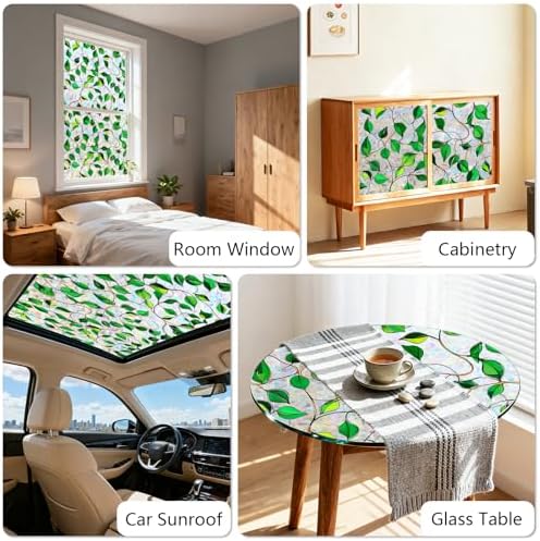 Kromapolis Window Privacy Film Rainbow Decorative Stickers, 23.6" x 157.4" - Image 6