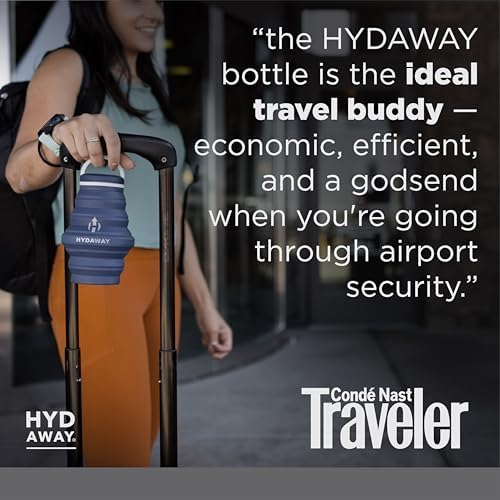 HYDAWAY 25oz Collapsible Water Bottle, Packable Leakproof for Travel - Image 6