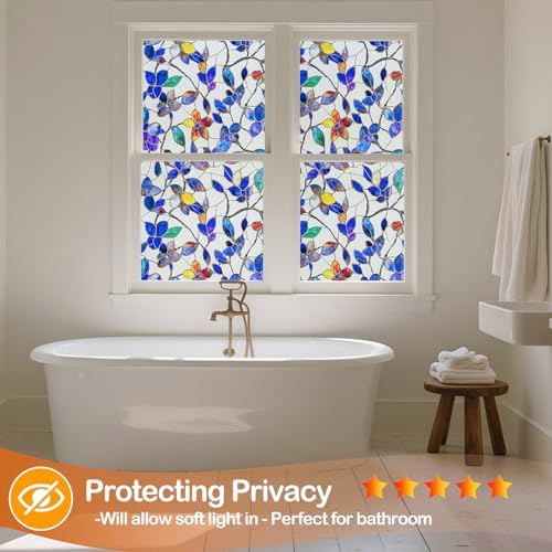 Frosted Privacy Window Film Static Cling Decorative Glass Film23.6x78.7in - Image 6