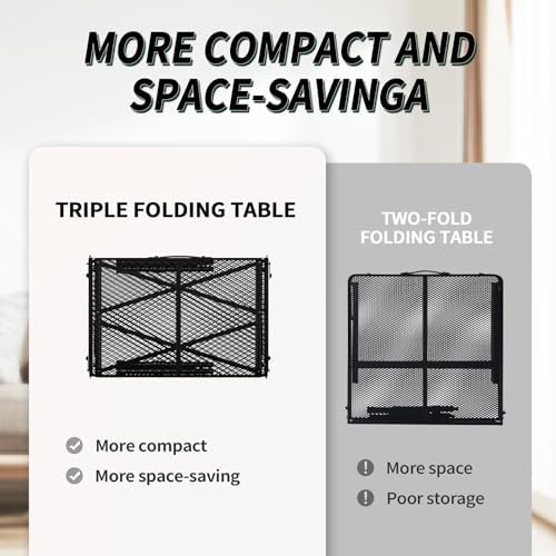 WildFinder Folding Grill Table, 4x2 FT Height Adjustable Camping Table - Image 7