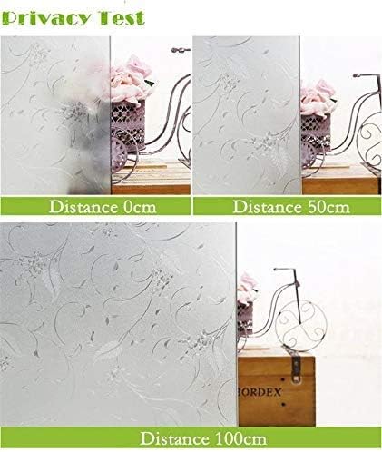Niviy Window Privacy Film Decorative Static Cling Non-Adhesive, 23.6"x157.4" - Image 7