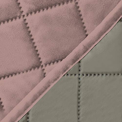 Easy-Going Reversible Couch Cover, 4 Seater Sofa, XX-Large Sofa, Pink/Beige - Image 6