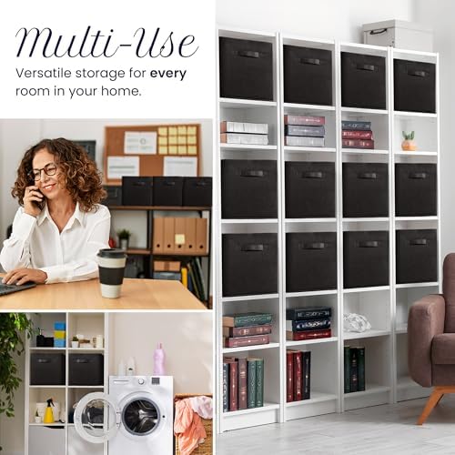 Reli. 11 Inch Cube Storage Bins (12 Pack) | Cube Organizer Bins - Image 6