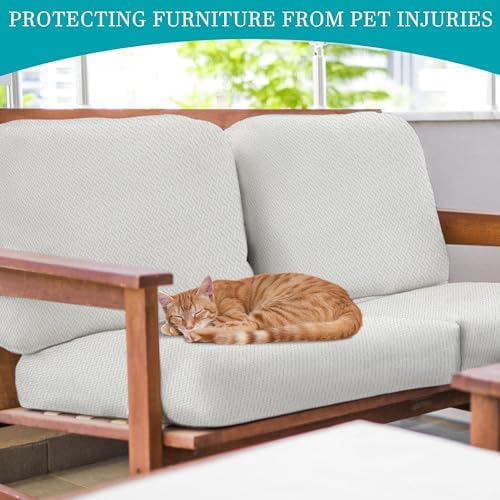 14 Pcs Outdoor Cushion Covers, Patio Sofa Cushion Covers Replacement - Image 6