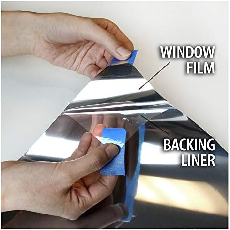 BDF S05 Window Film Daytime Privacy and Heat Control Mirror Silver 5 (Very Dark) - 36in X 12ft - Image 6
