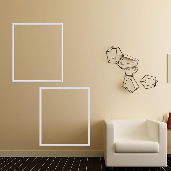 3 Set Panels Peel and Stick Premade Wainscoting Accent Wall Panels for Interior Wall Decor Easy DIY Build and Picture Frame Door Decor (24 x 28 in) - Image 8
