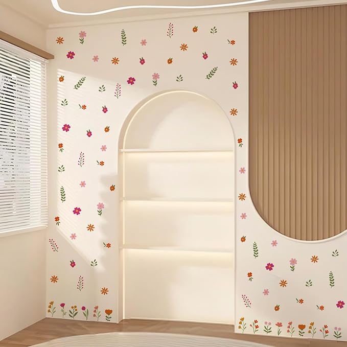 Boho Wall Stickers Girls Bedroom Removable Wall Decals Nursery Kids Room Decor Vinyl Murals DIY Cute Decorations 6 Sheets - Image 9