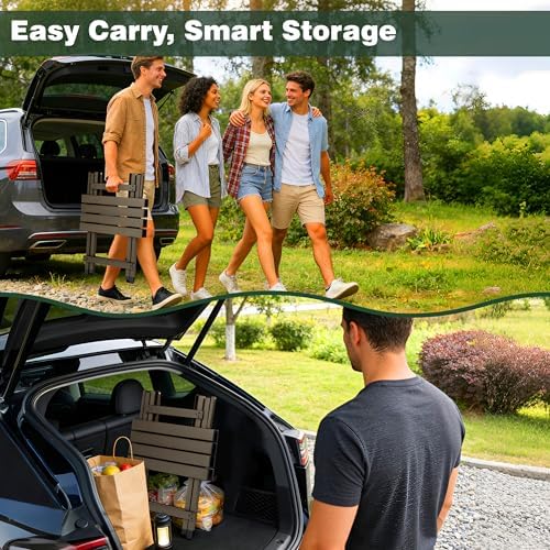SUNNYFEEL Folding Camping Table - Lightweight Aluminum Portable Picnic Table for Cooking, Beach, Hiking, Travel, Fishing, BBQ, Indoor Outdoor Small Foldable Camp Tables - Image 6