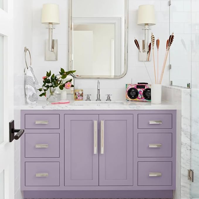 Yasinet Purple Wallpaper Solid Color Peel and Stick Wallpaper Purple Contact Paper Waterproof Self Adhesive Wall Paper Removable Decorative for Wall Furniture Covering Cabinet Vinyl 17.7" X 393.7" - Image 9